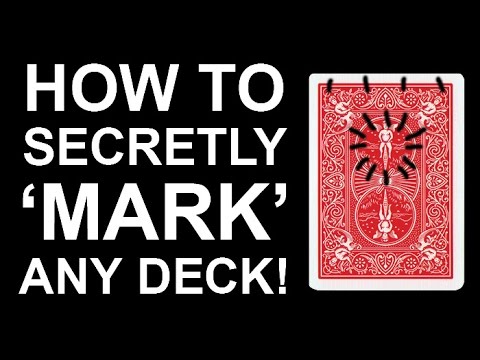 How To Mark A Deck Of Cards?