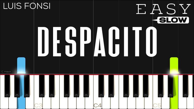 How To Play Despacito On Piano Easy Slow?